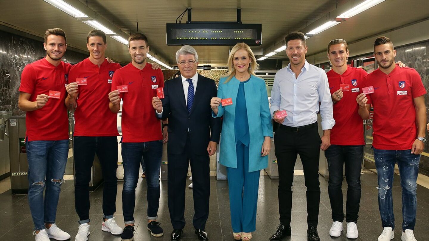 Inauguraci&oacute;n de la estaci&oacute;n de metro 'Estadio Metropolitano'