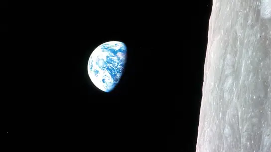 Vista de la Tierra capturada por las cámaras de la misión Apollo 8 en diciembre de 1968 Vista de la Tierra capturada por las cámaras de la misión Apollo 8 en diciembre de 1968