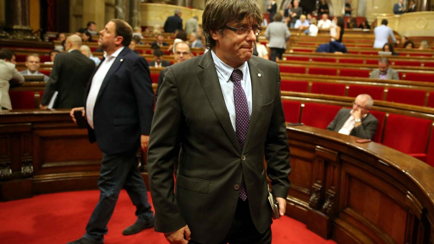 Puigdemont ante el Tribunal Constitucional: "Ning&uacute;n tribunal suspender&aacute; la democracia en Catalu&ntilde;a"