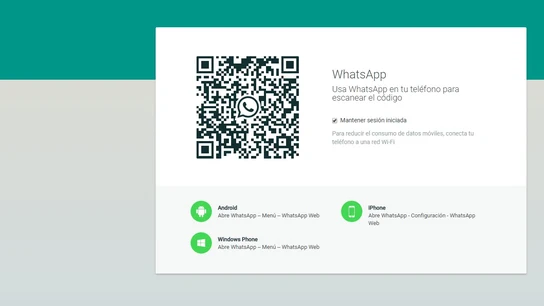 Acceso a WhatsApp web Acceso a WhatsApp web