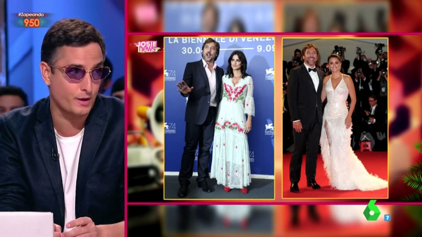 Josie comenta el estilismo de Pen&eacute;lope y Bardem en Zapeando