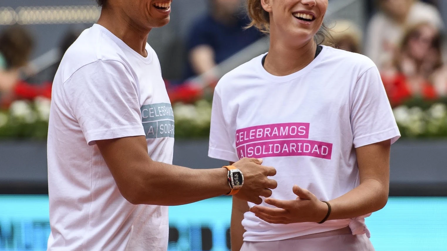 Rafa Nadal y Garbiñe Muguruza