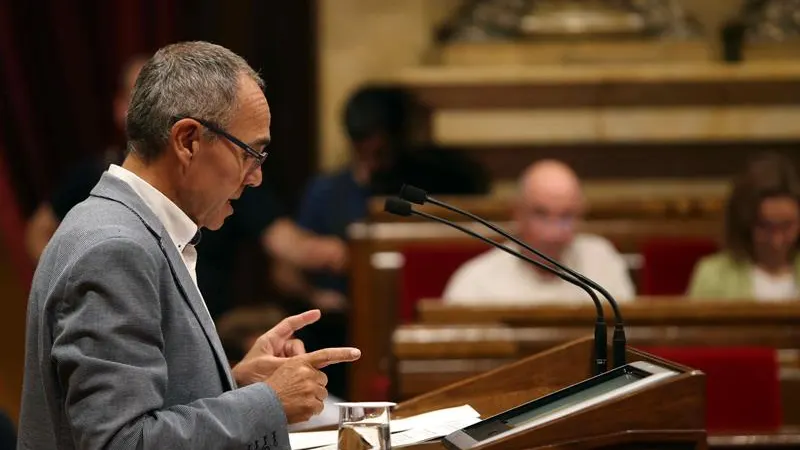 Joan Coscubiela, en el Parlament de Catalunya