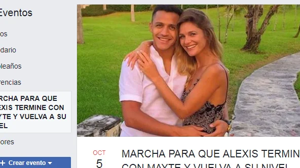 El polémico evento de Facebook El polémico evento de Facebook