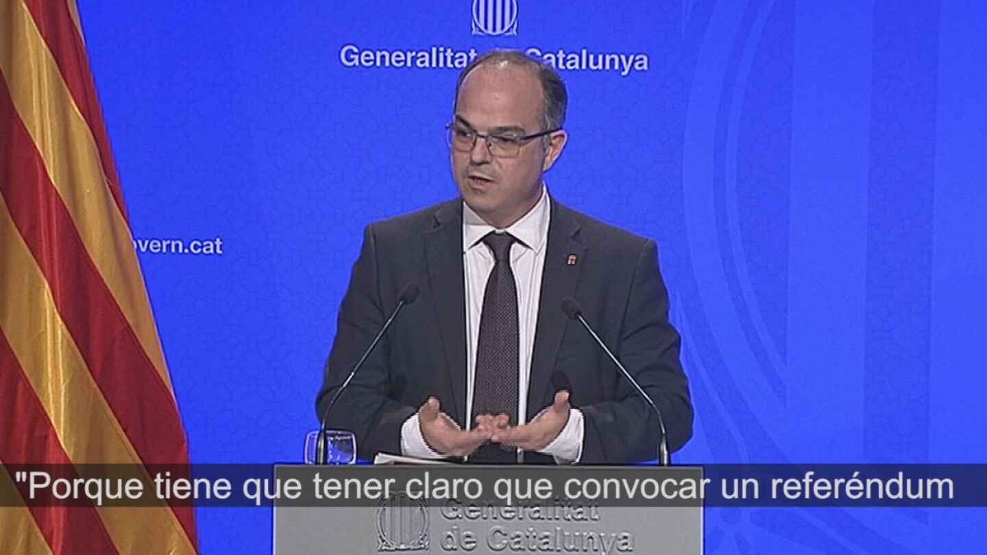 Jordi Turull, conceller de Presidencia de la Generalitat.