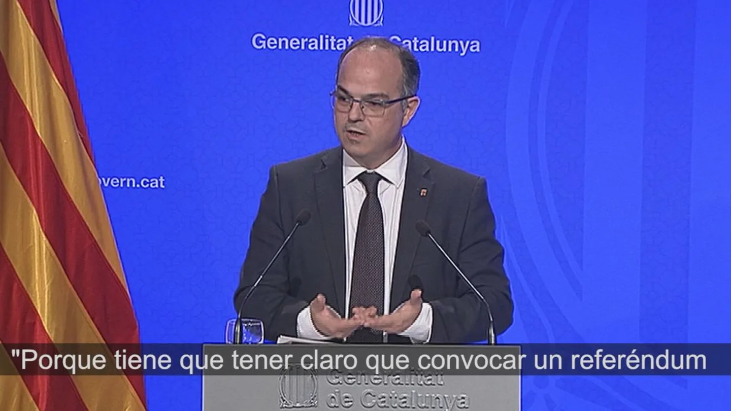 Jordi Turull, conceller de Presidencia de la Generalitat. Jordi Turull, conceller de Presidencia de la Generalitat.
