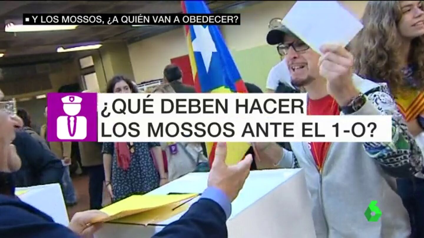 &iquest;C&oacute;mo deben actuar los Mossos el 1-o?