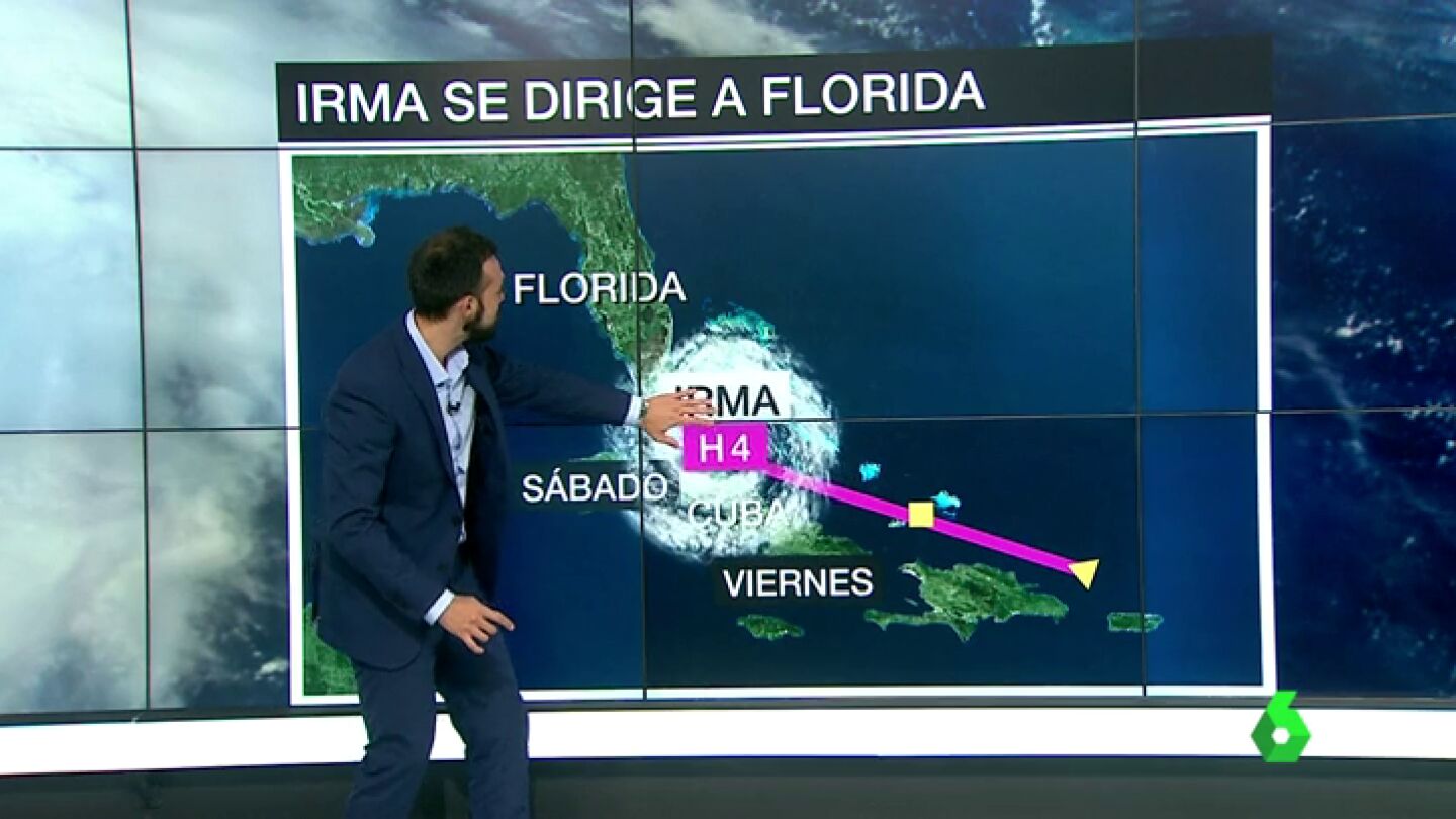 El ojo del hurac&aacute;n Irma dejar&aacute; una calma de dos horas en Florida, aunque despu&eacute;s volver&aacute; el fuerte temporal de viento
