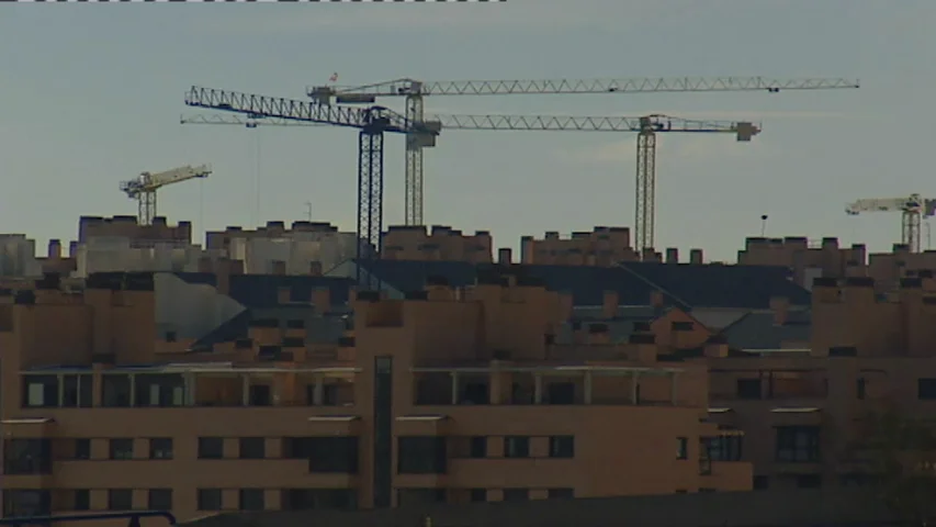 Bloques de viviendas en construcción