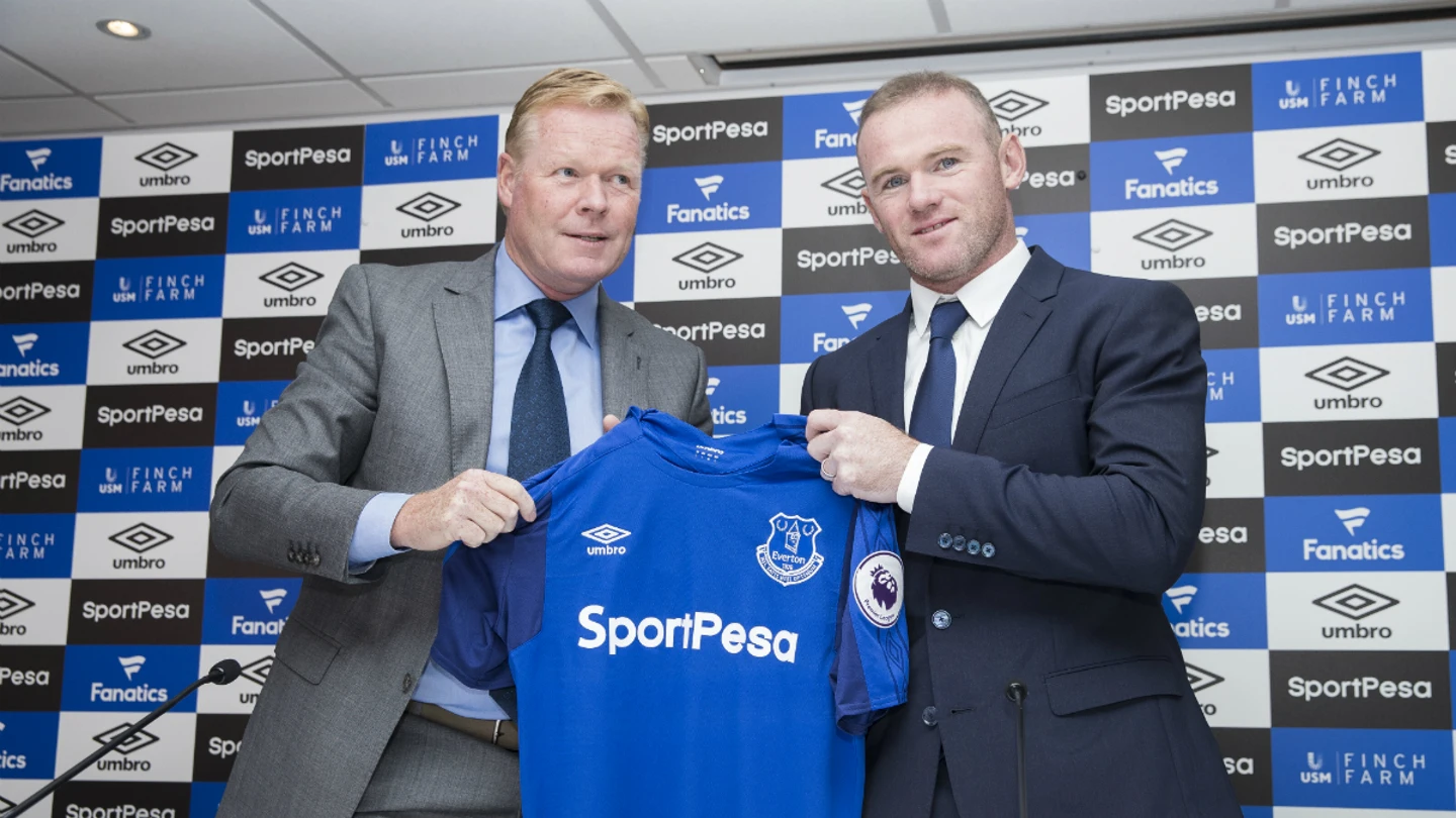 Koeman, con Rooney Koeman, con Rooney