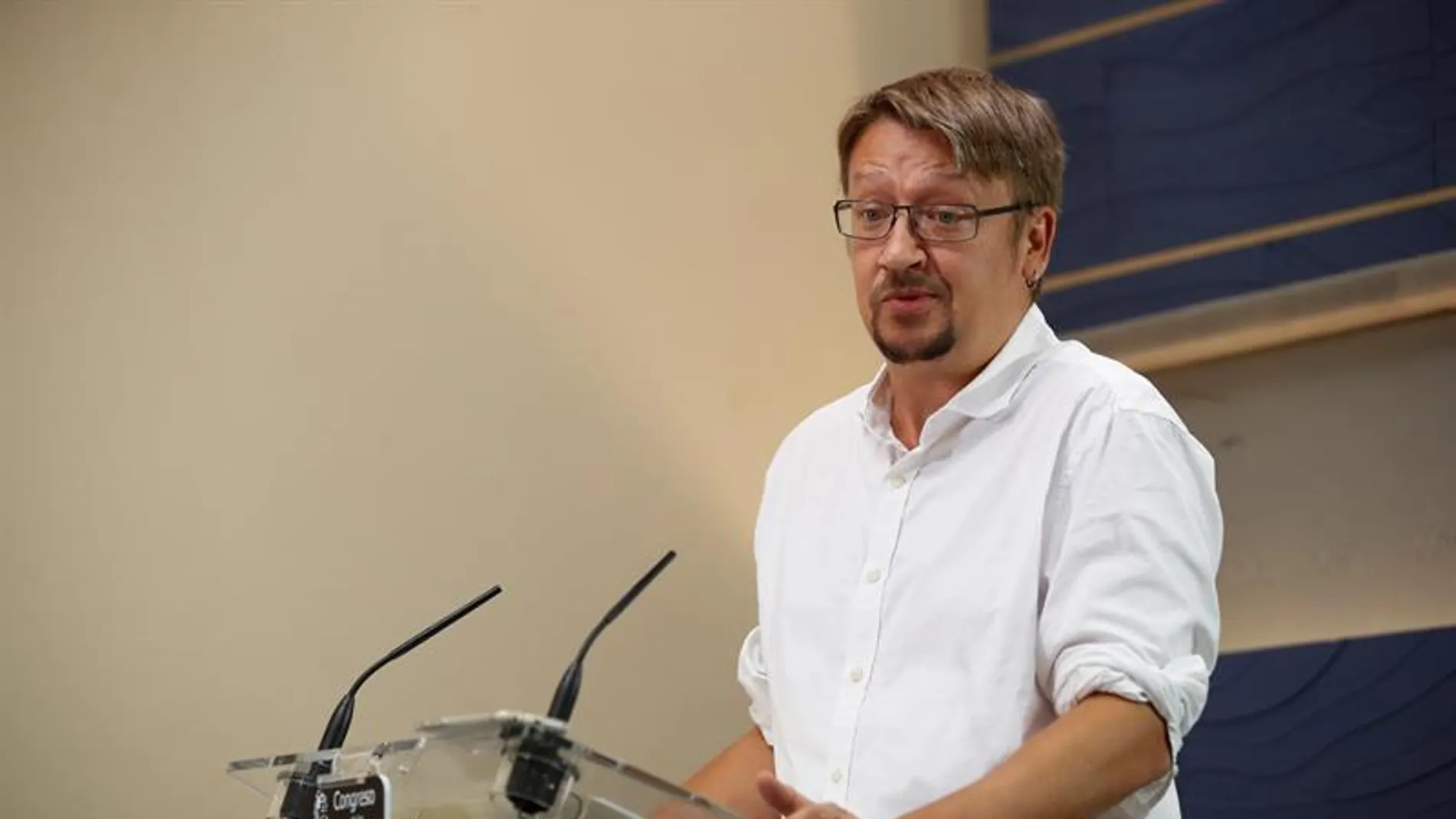 El líder de Catalunya en Comú, Xavier Domènech