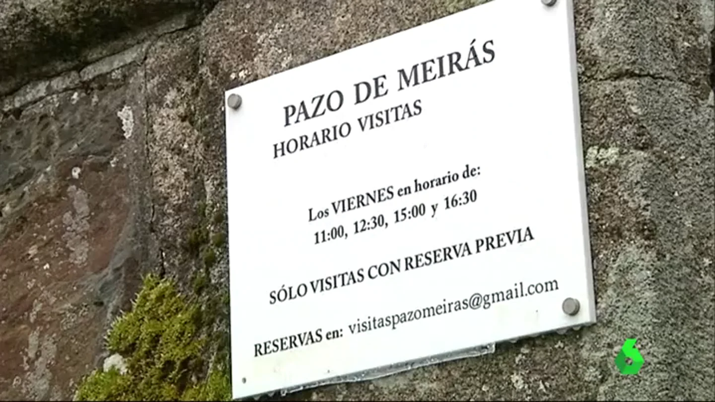 El horario de visitas del Pazo de Meirás El horario de visitas del Pazo de Meirás