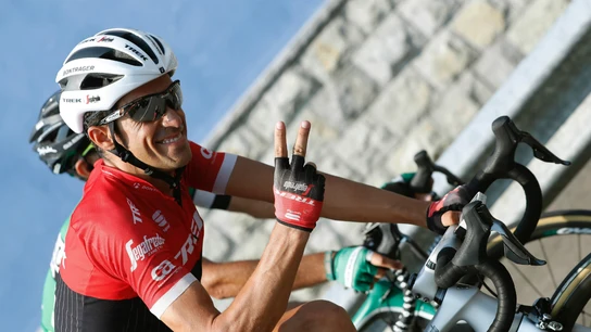 Alberto Contador, en la Vuelta Alberto Contador, en la Vuelta