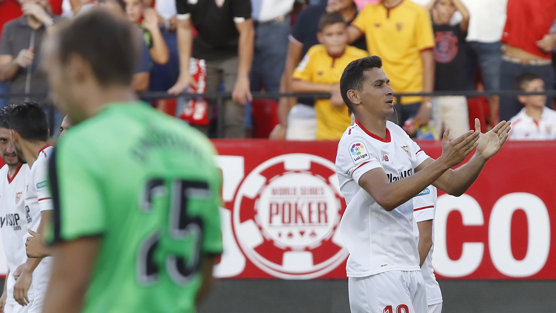 Ganso celebra su gol contra el Eibar