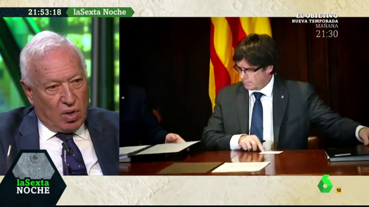 Margallo: "Una Constituci&oacute;n catalana fruto de una declaraci&oacute;n unilateral de independencia les dejar&iacute;a al margen del mundo"