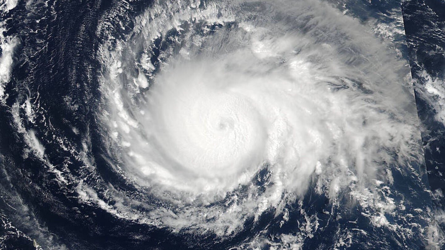 Hurac&aacute;n Irma desde ISS