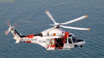 Imagen de archivo de un helicóptero de Salvamento Marítimo
