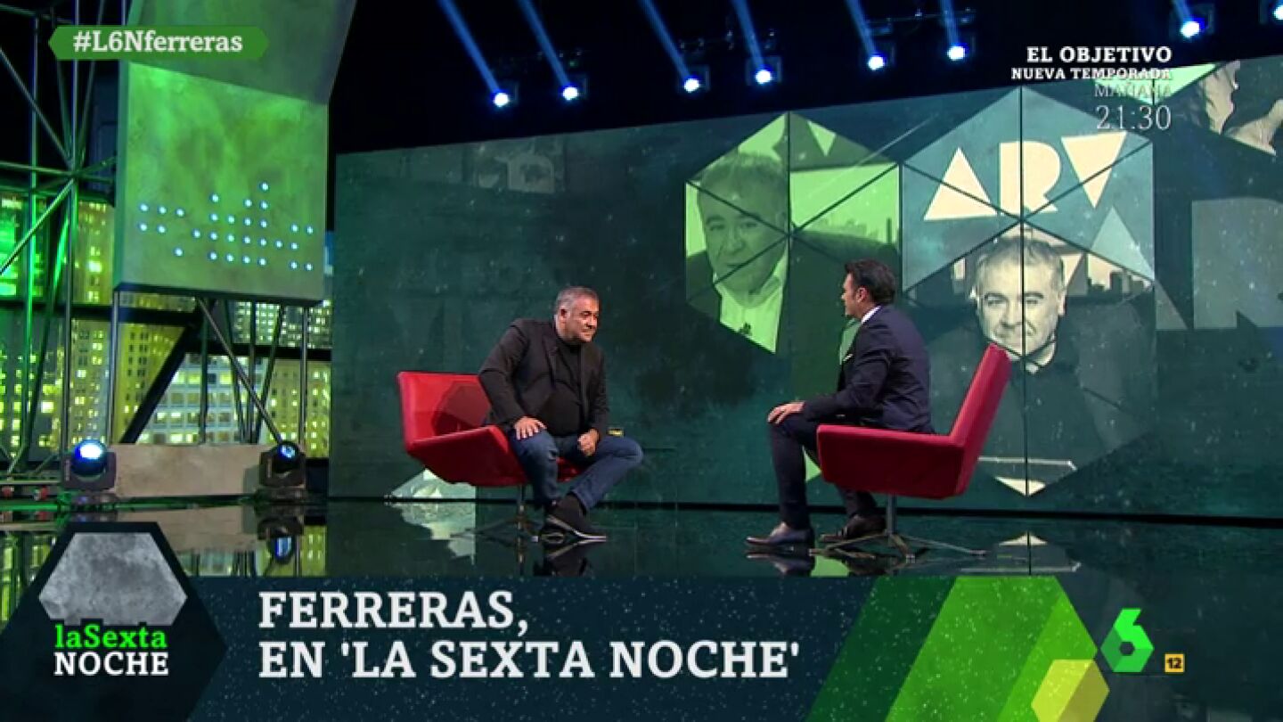 Antonio Garc&iacute;a Ferreras desvela el origen de la m&iacute;tica frase "m&aacute;s periodismo" que usa en Al Rojo Vivo