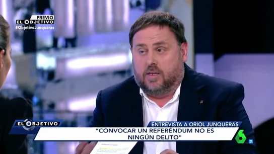 Oriol Junqueras en El Objetivo Oriol Junqueras en El Objetivo