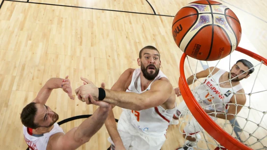 Gasol, en un partido con España Gasol, en un partido con España