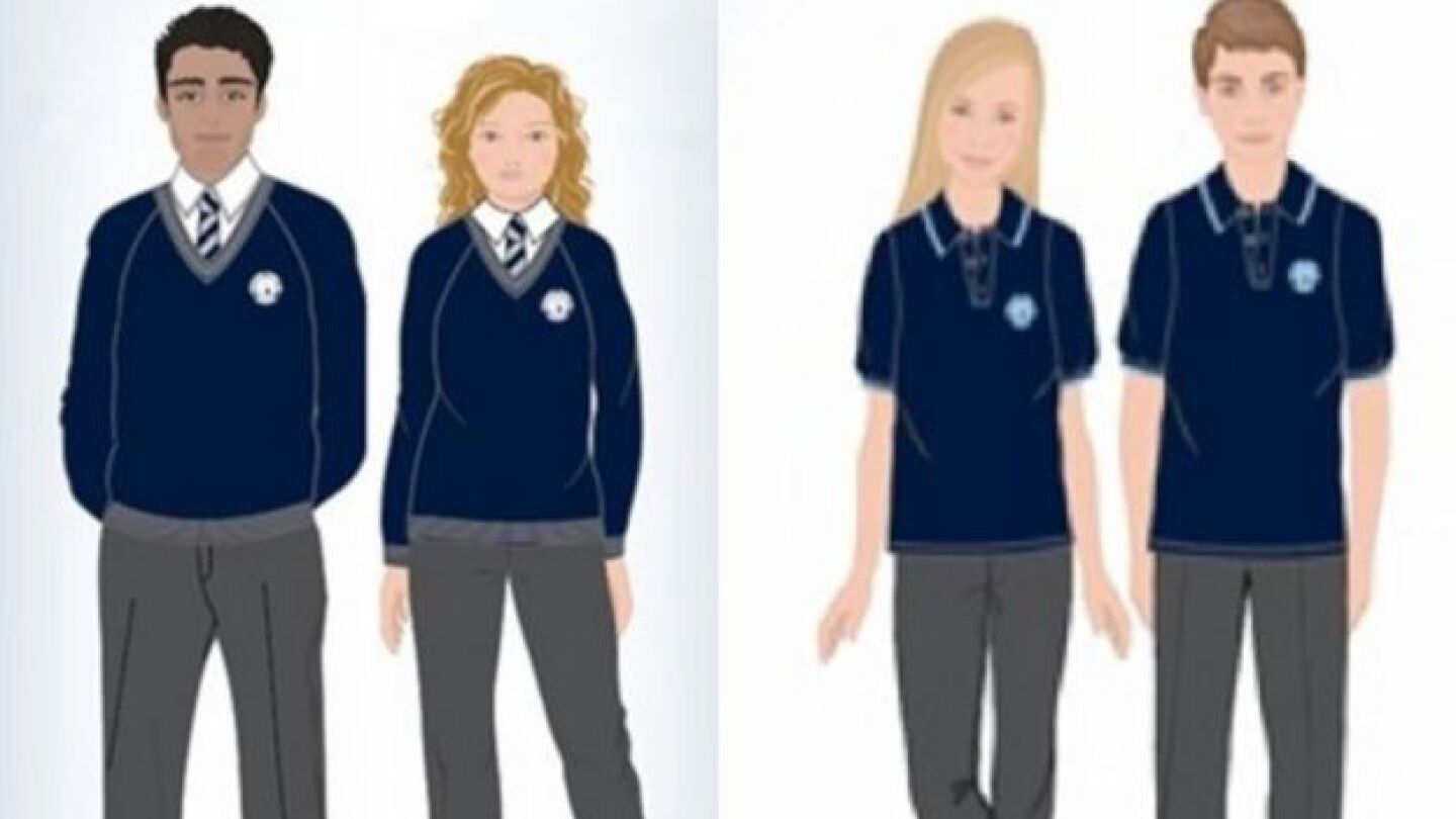 Uniforme neutro de colegio Priory