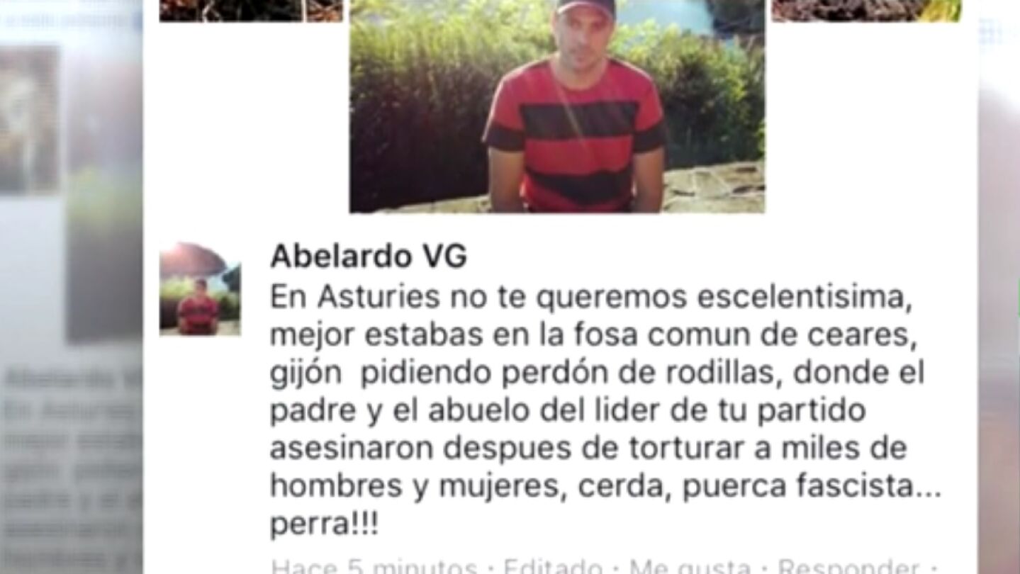 Insultos a Carmen Moriy&oacute;n en Facebook