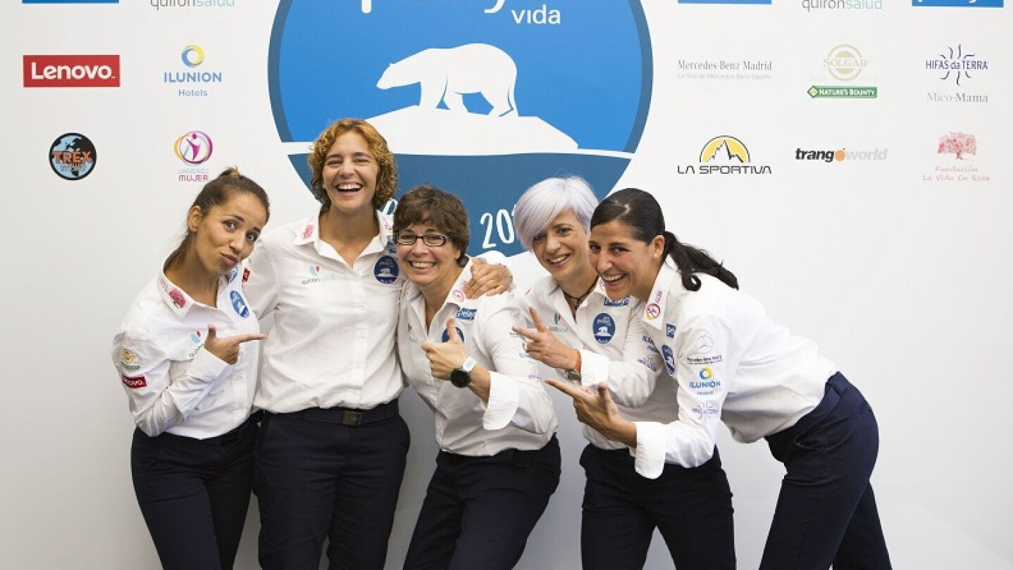 Encarnaci&oacute;n, Esther, Ana Bel&eacute;n, Lorena y Micaela, que retar&aacute;n al hielo, los r&iacute;os y glaciares del &Aacute;rtico en la expedici&oacute;n Reto Pelayo Vida Polar 2017
