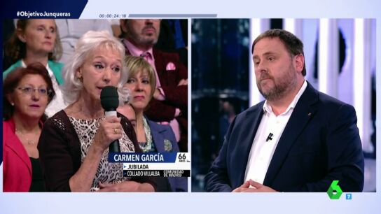 Carmen Garc&iacute;a y Oriol Junqueras