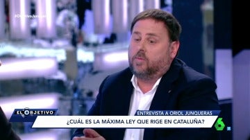 Oriol Junqueras en El Objetivo