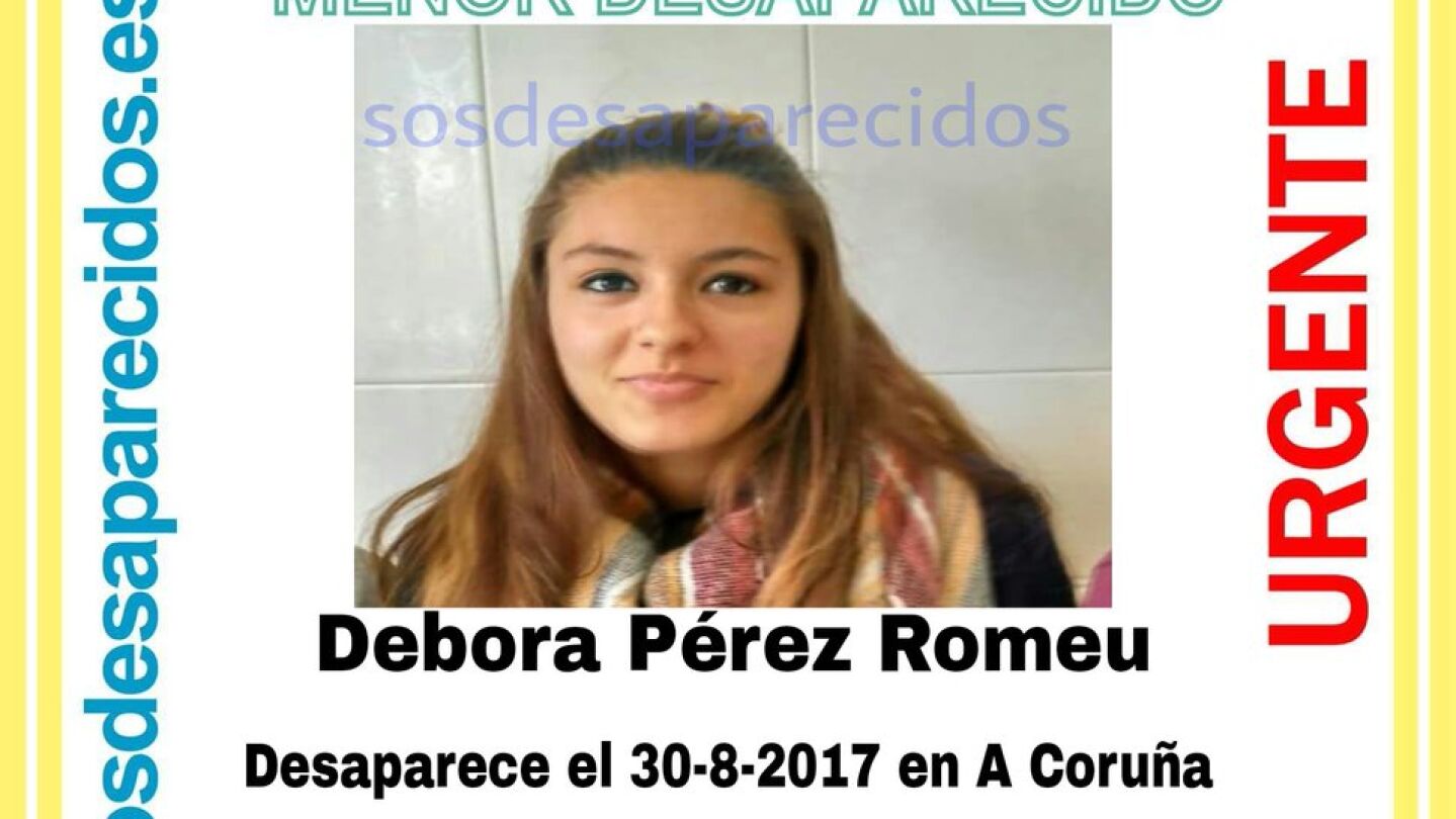 Cartel para pedir la b&uacute;squeda de la joven