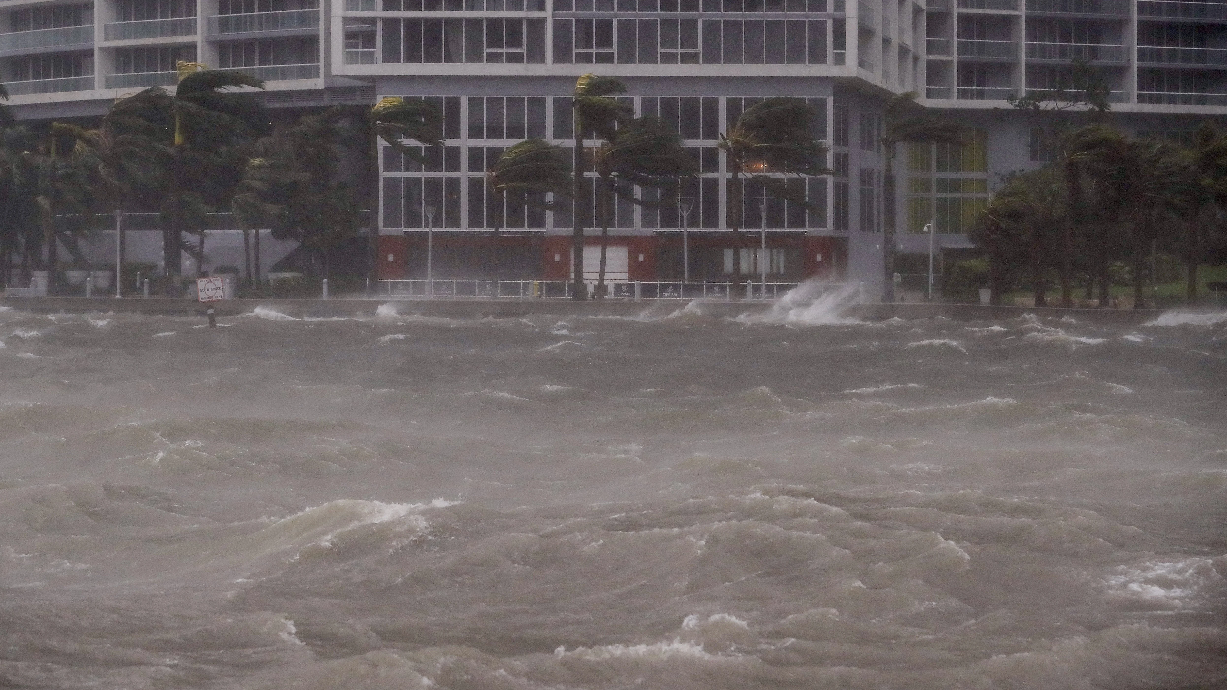 Huracán Irma en Miami, Florida