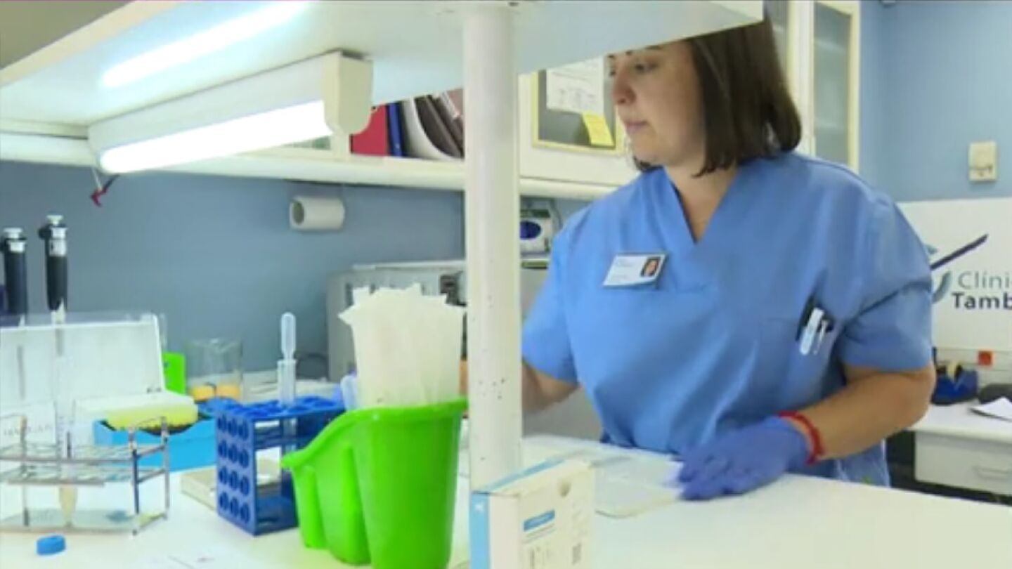 Un laboratorio de esperma