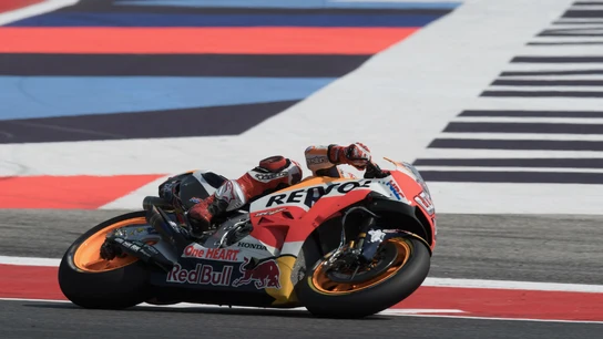 Márquez rueda con la Honda en Misano Márquez rueda con la Honda en Misano