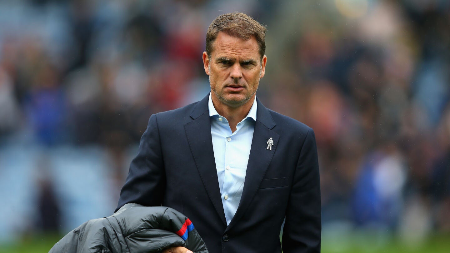 Frank de Boer, durante un partido del Crystal Palace