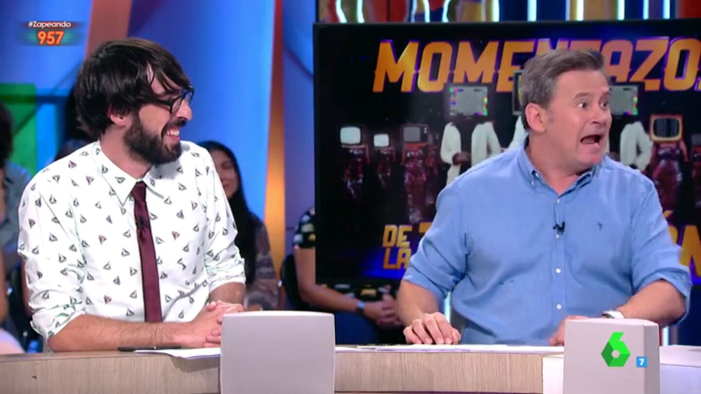 Quique Peinado y Miki Nadal en Zapeando