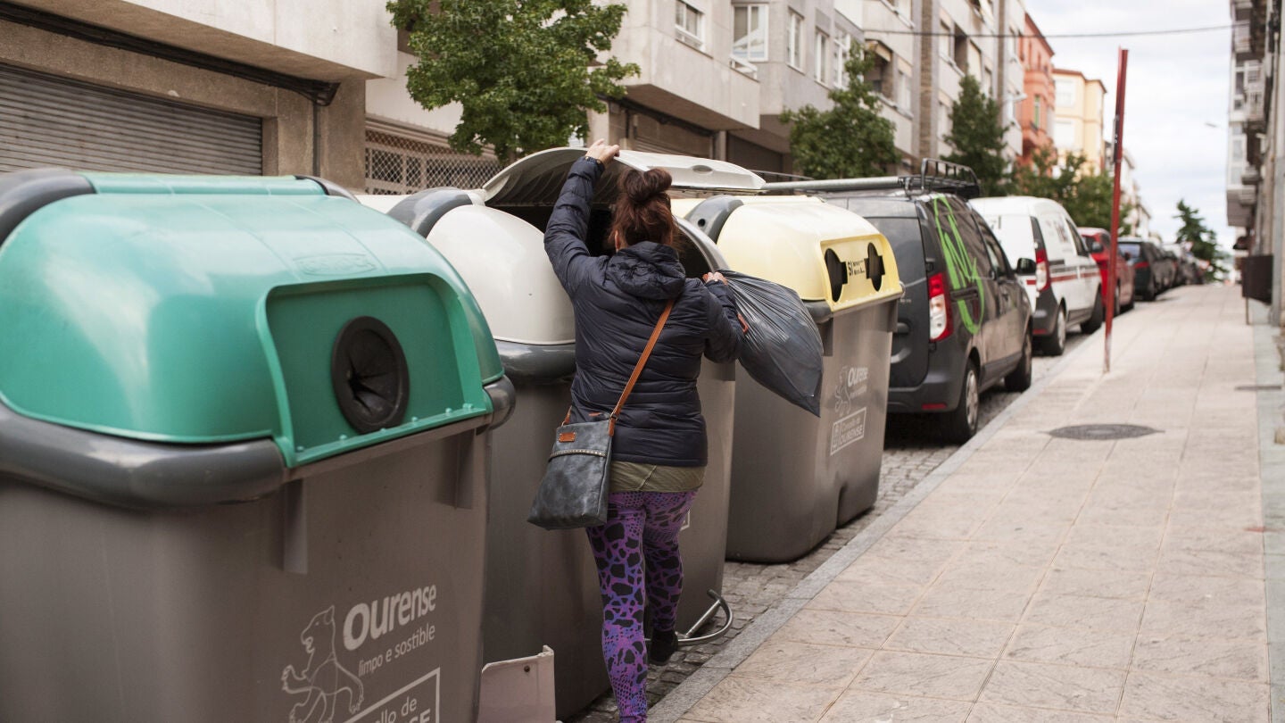 Contenedor en el que se ha localizado un reci&eacute;n nacido con vida, envuelto en una manta