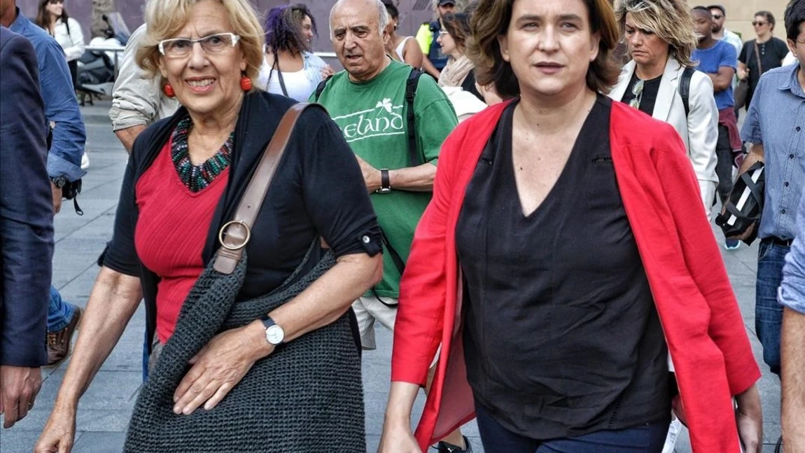 Manuela Carmena y Ada Colau