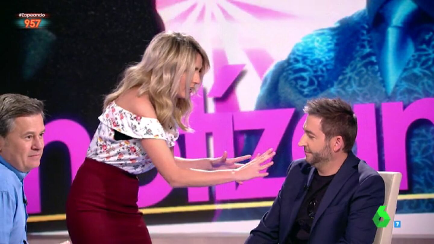 Anna Simon y Frank Blanco en Zapeando