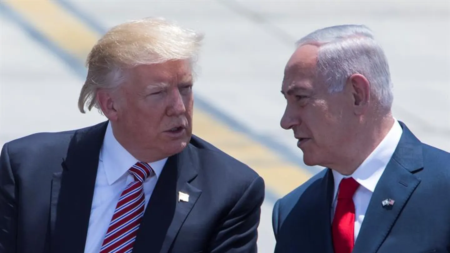Donald Trump con Netanyahu Donald Trump con Netanyahu.
