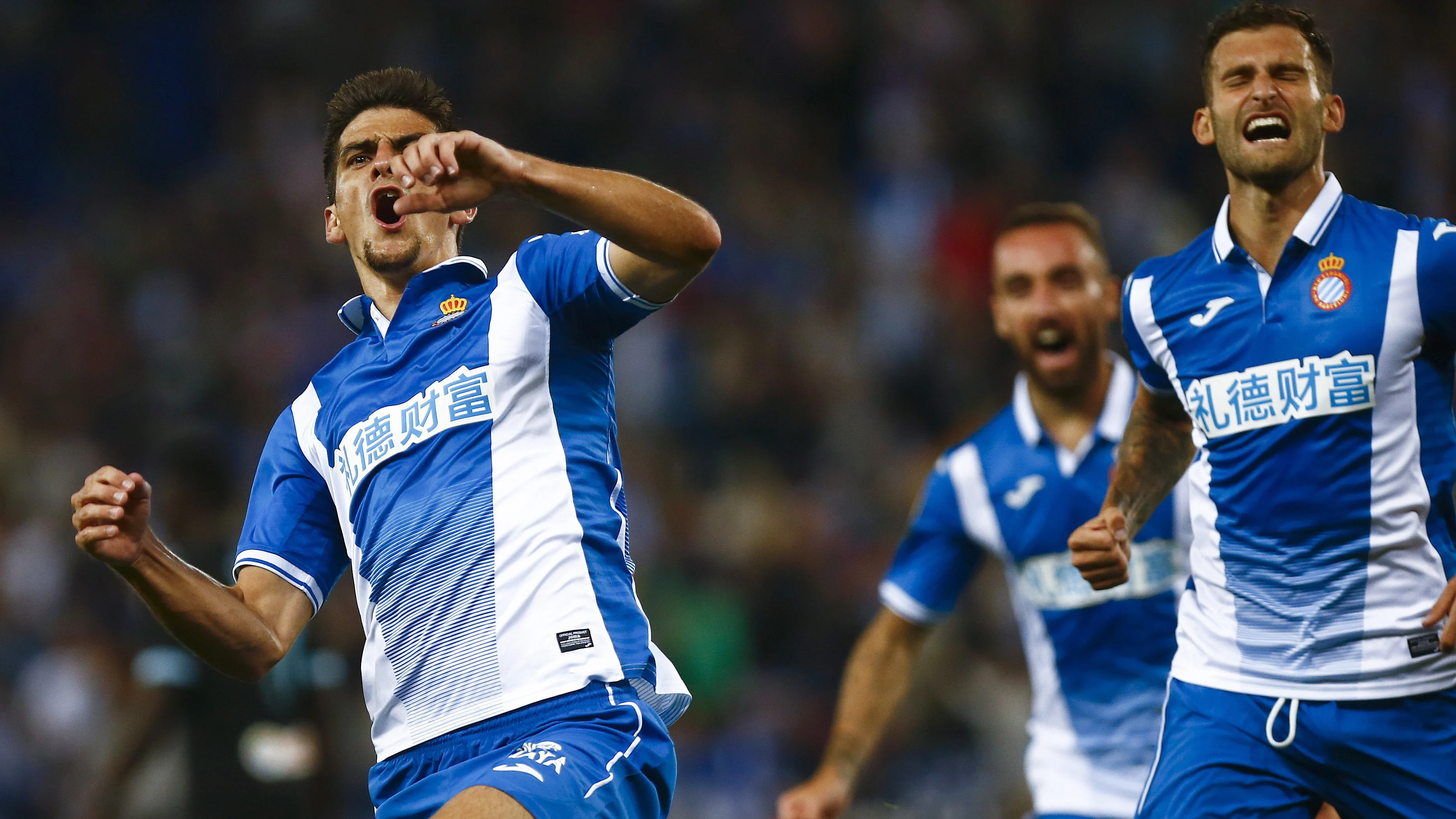 Gerard Moreno celebra un gol con el Espanyol Gerard Moreno celebra un gol con el Espanyol