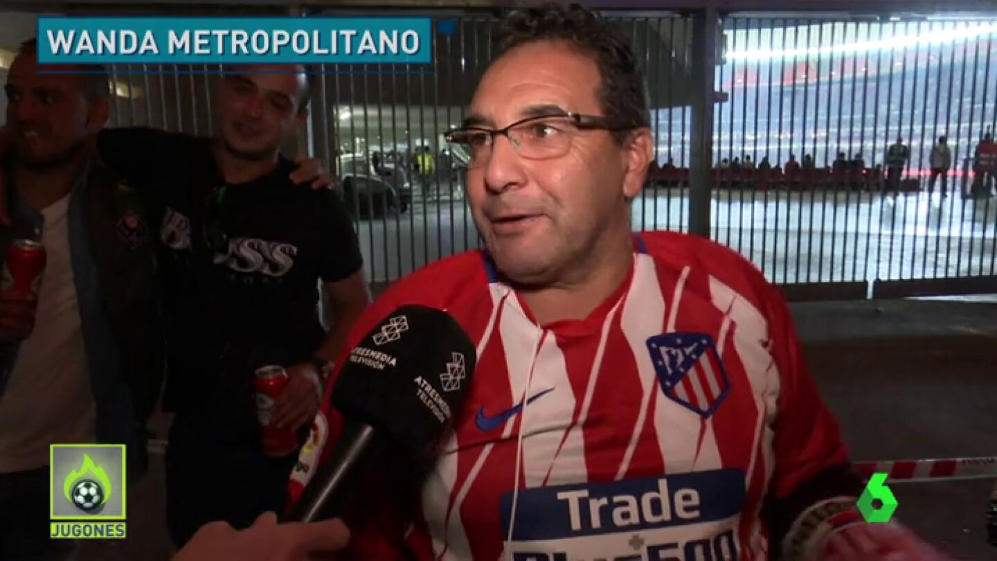 La emoci&oacute;n de estrenar el Wanda Metropolitano: "Tengo los pelos de punta"