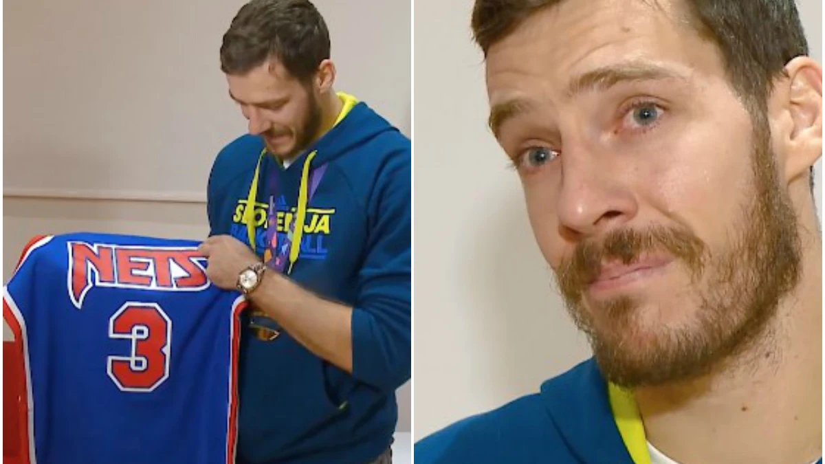 Dragic, emocionado con la camiseta de Drazen Petrovic