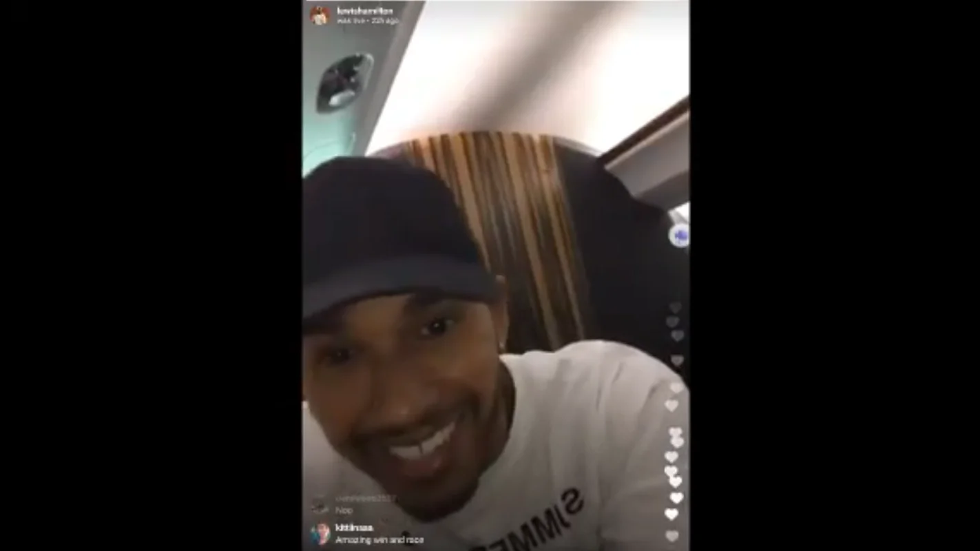 Hamilton en el videochat Hamilton en el videochat