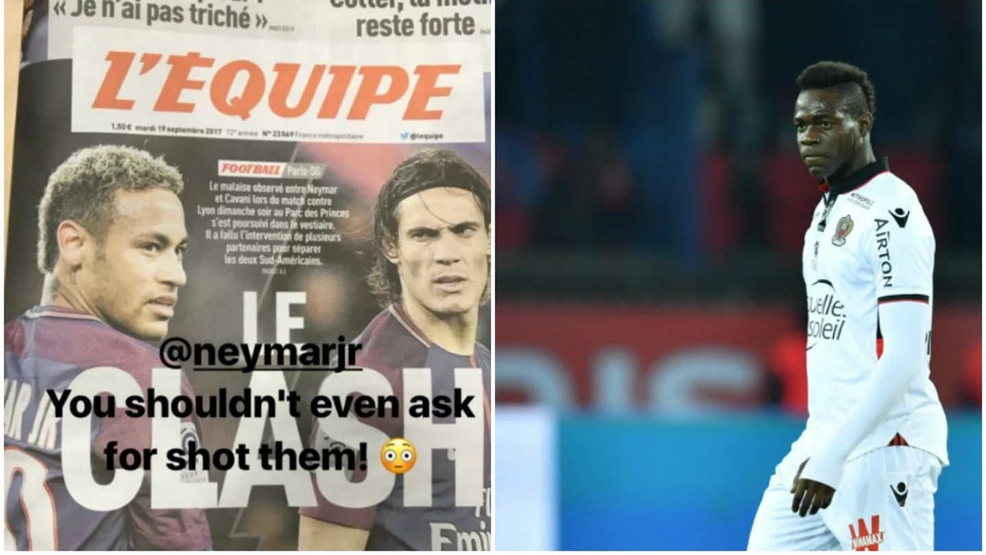 Balotelli manda un recado a Neymar Balotelli manda un recado a Neymar