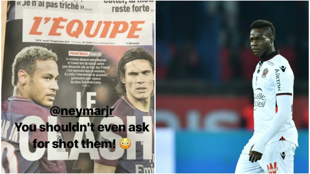 Balotelli manda un recado a Neymar