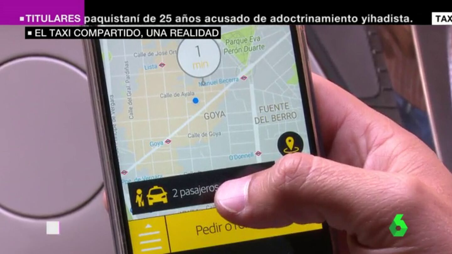 El taxi se moderniza: lanza una aplicaci&oacute;n que permite compartir taxi para hacer frente a la competencia de Uber y Cabify 