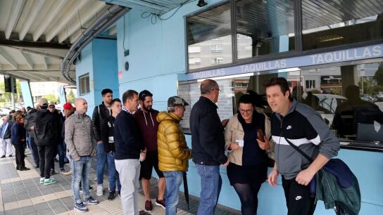 Aficionados del Celta sacan entradas en Balaidos