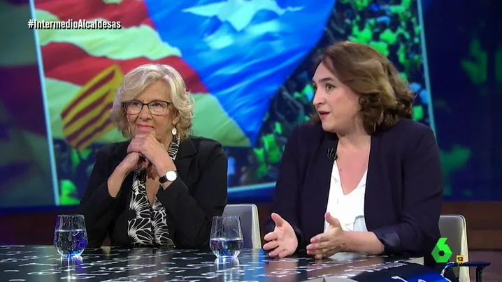 Manuela Carmena y Ada Colau