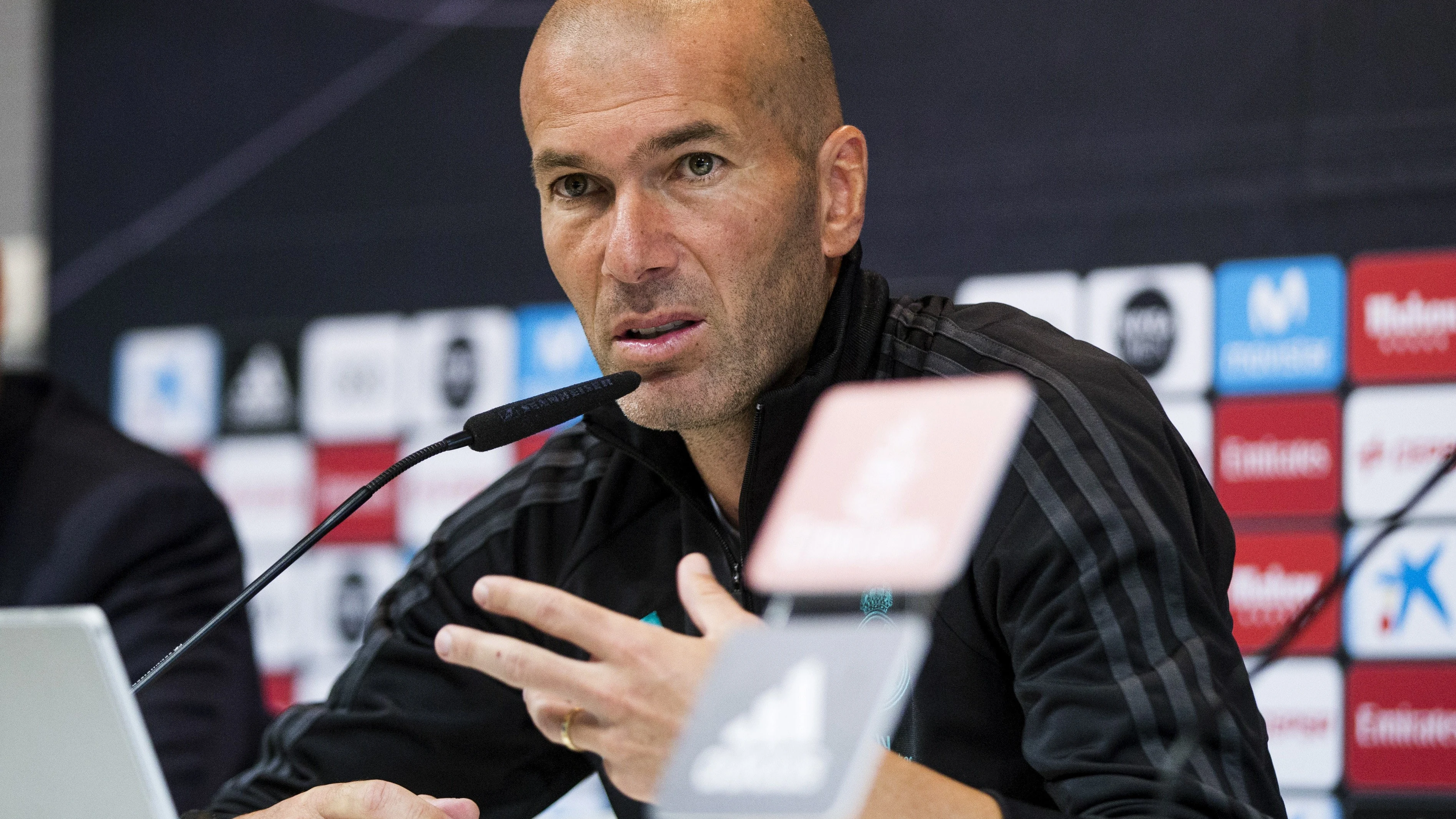 Zidane en rueda de prensa