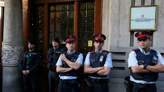 Operación policial en sedes de la Generalitat Operación policial en sedes de la Generalitat
